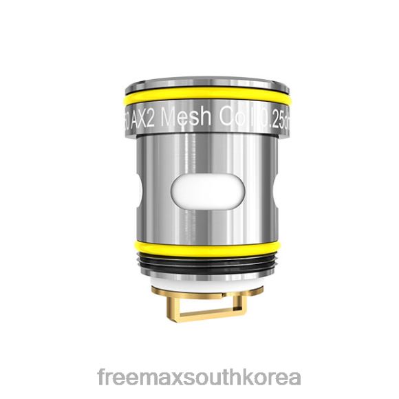 FreeMAX Shop - FreeMAX ax2 메쉬 코일 TXF6B258 ss-노란색