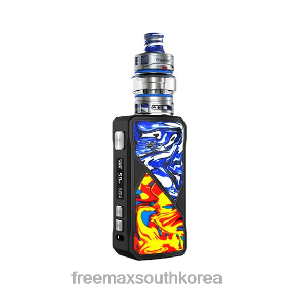FreeMAX Vape Price - FreeMAX MAXUS 50w 키트 TXF6B69 노랑-파랑