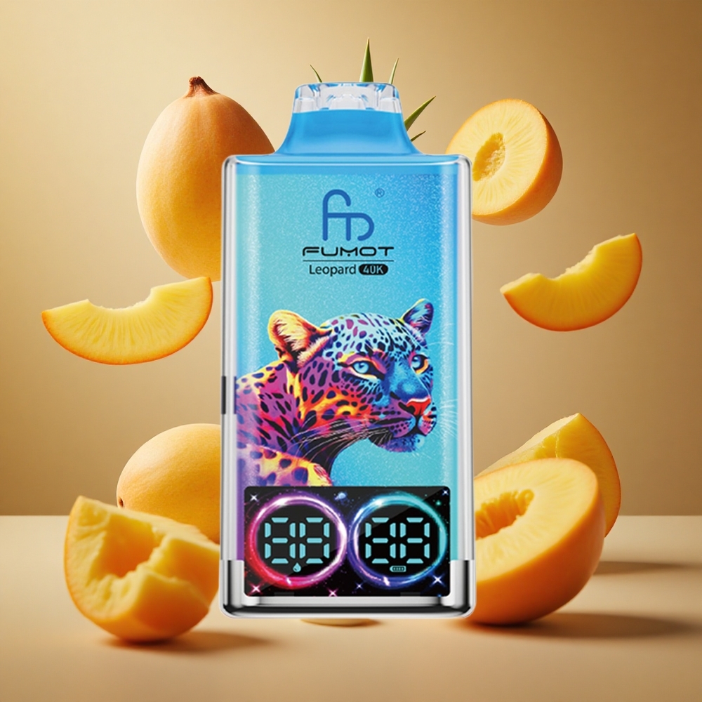 Fumot Leopard 4만 퍼프 피치 망고 파인애플 5% 니코틴