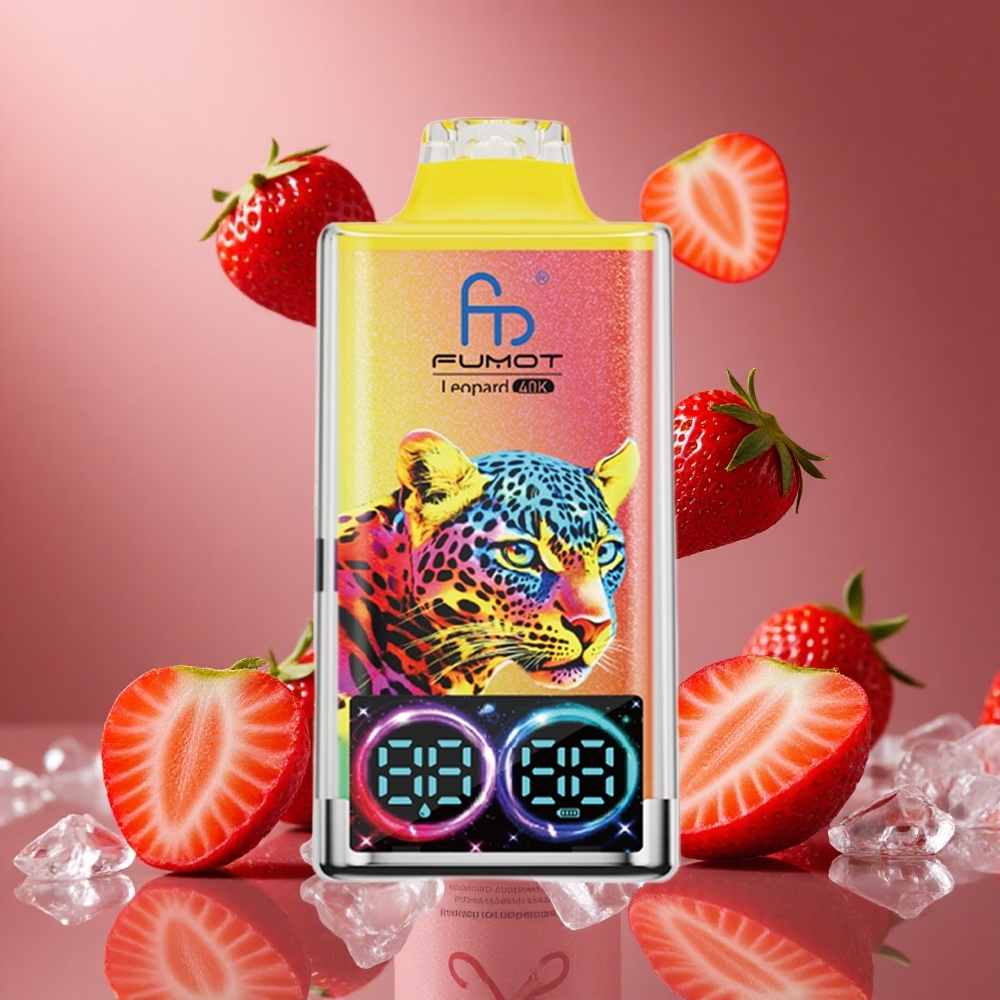 Fumot Leopard 4만퍼프 스트로베리 아이스 5% 니코틴