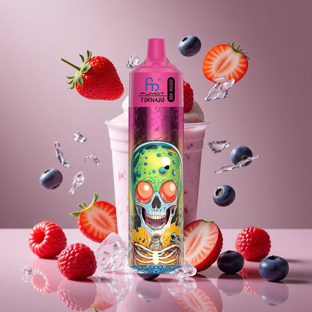 Fumot Randm Tornado 3만회 블루베리 스트로베리 라즈베리 아이스크림