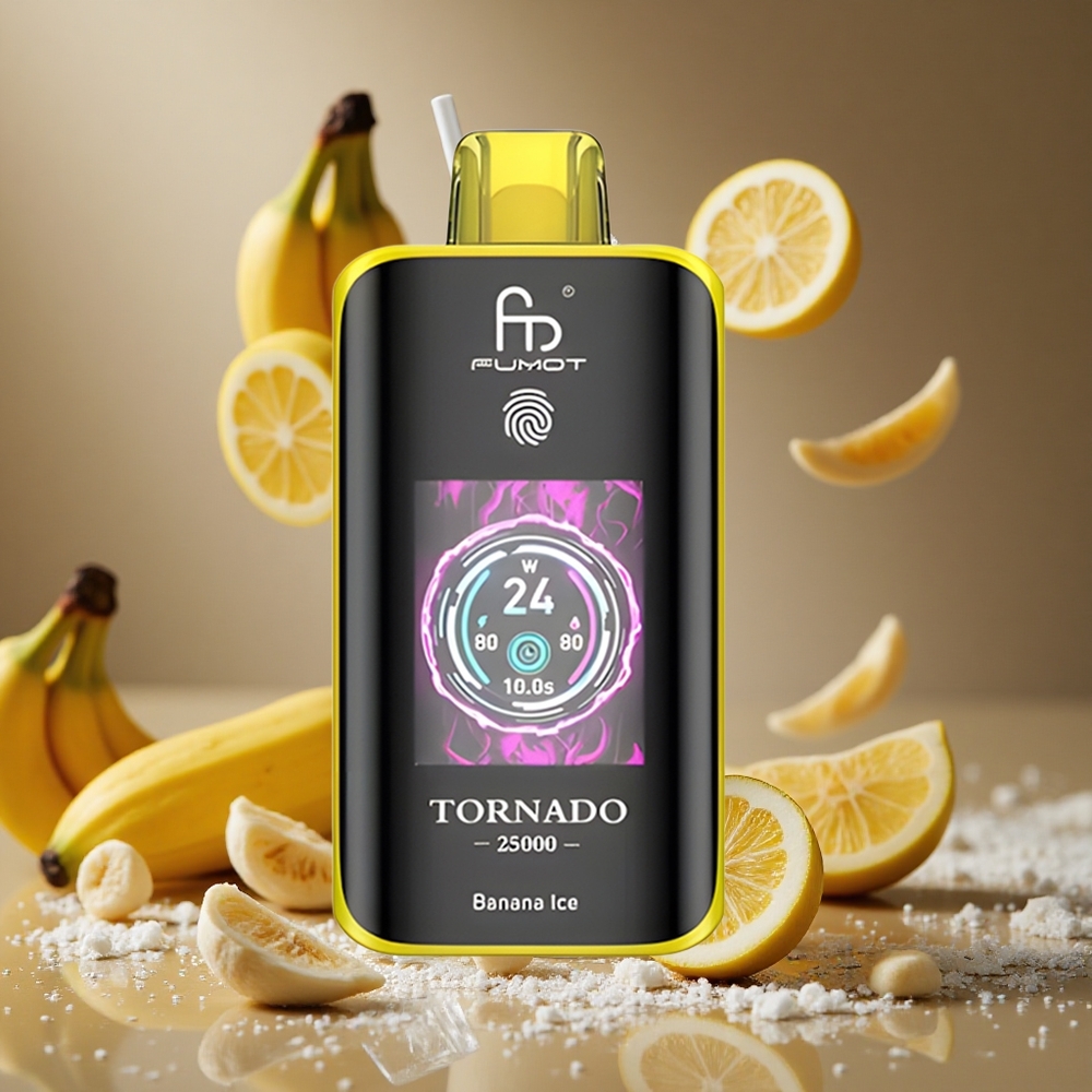 Fumot Tornado 25000 퍼프 바나나 아이스