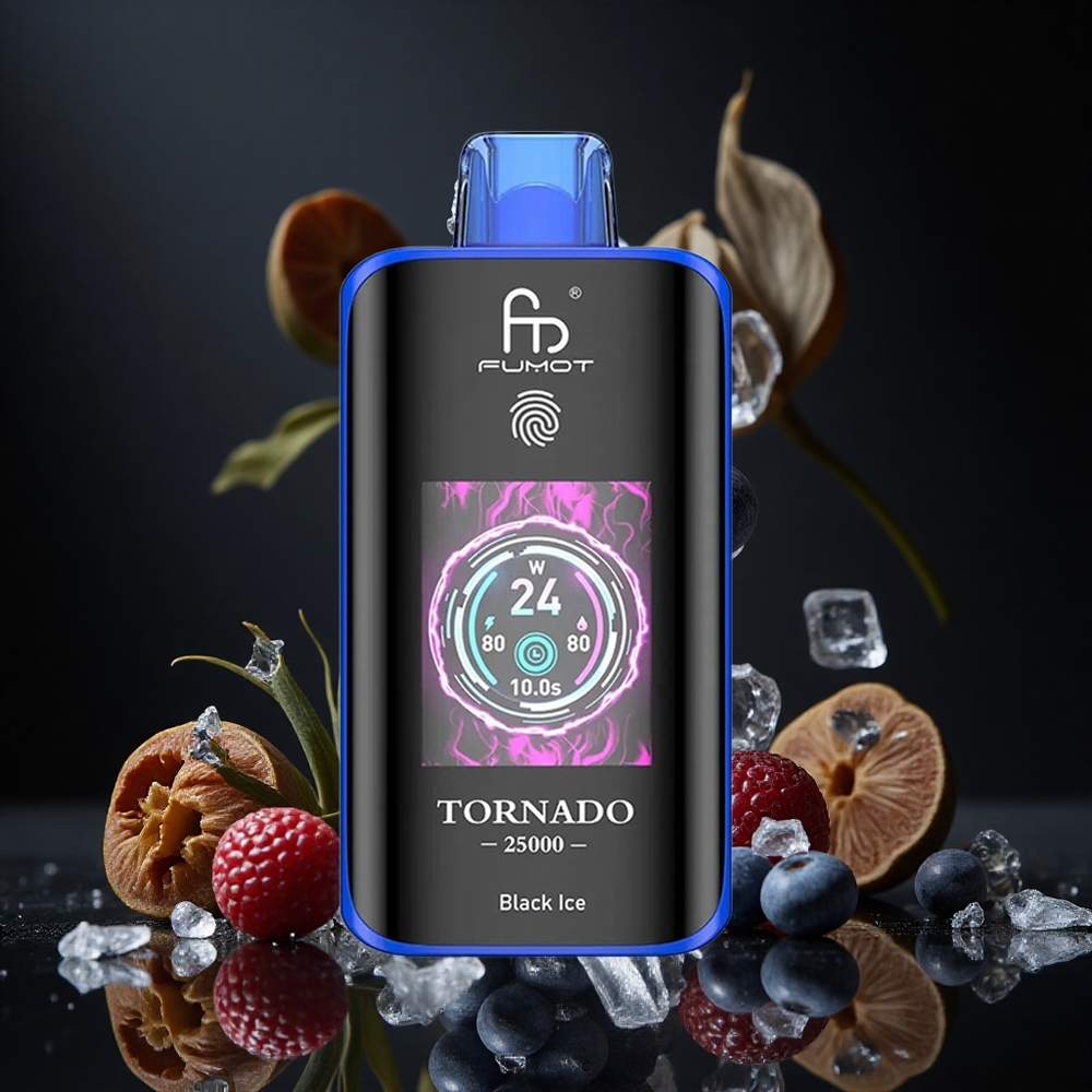 Fumot Tornado 25000 퍼프 블랙 아이스