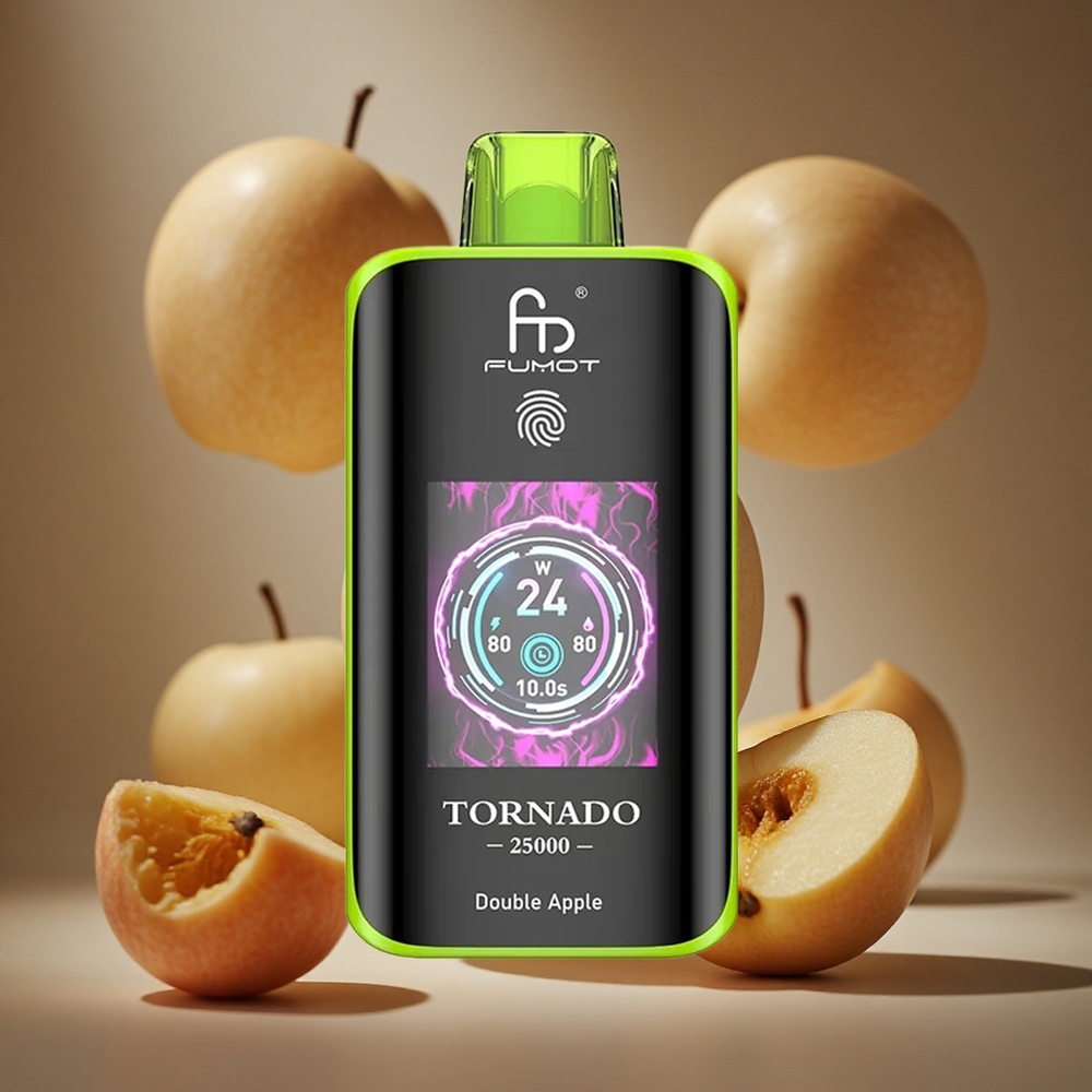 Fumot Tornado 25000 퍼프 더블 애플