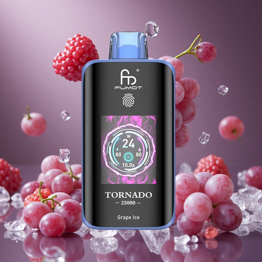 Fumot Tornado 25000 퍼프 그레이프 아이스