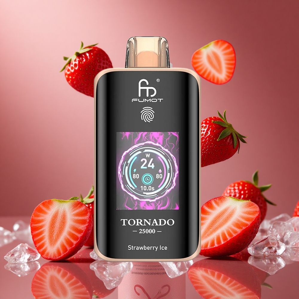 Fumot Tornado 25000 퍼프 스트로베리 아이스