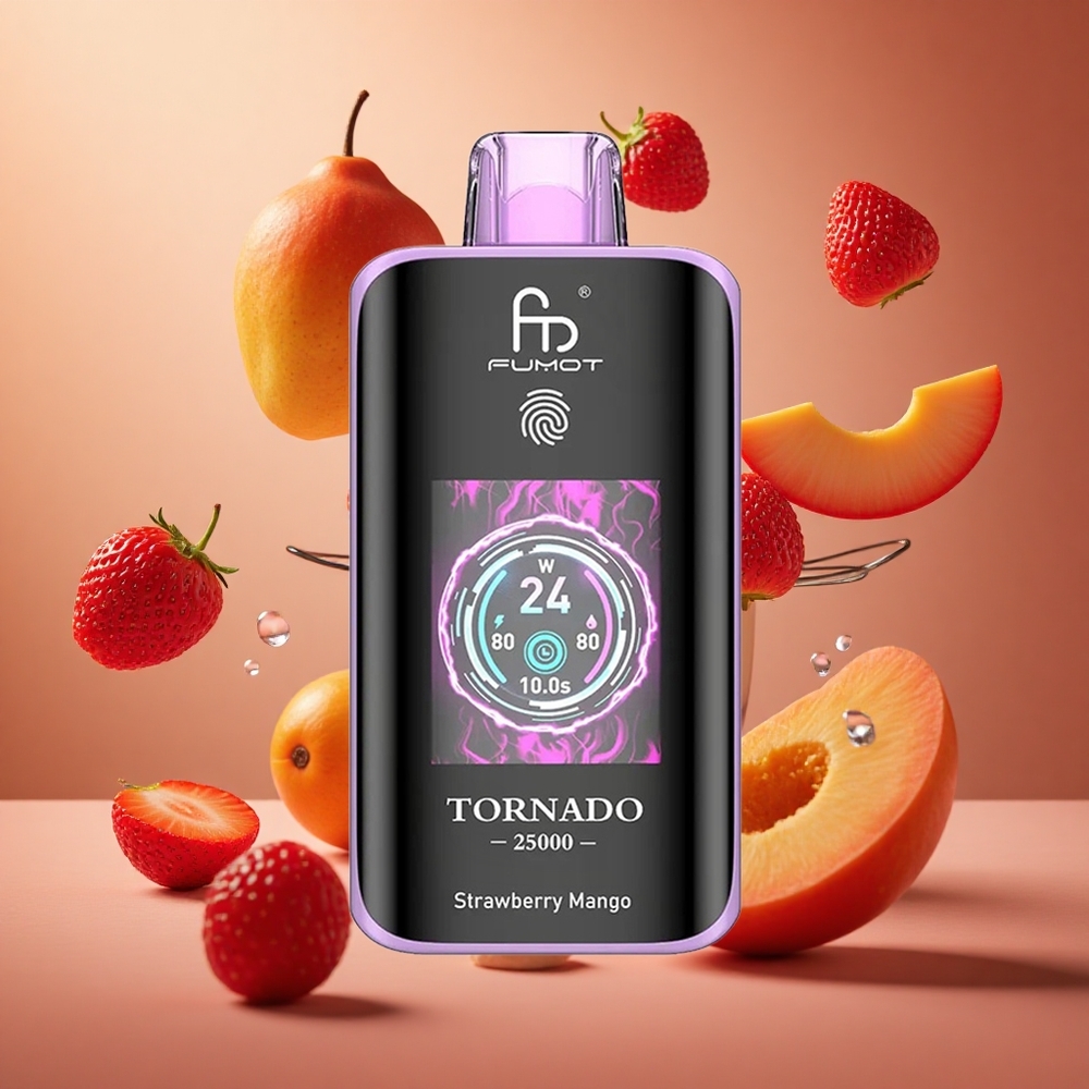 Fumot Tornado 25000 퍼프 스트로베리 망고