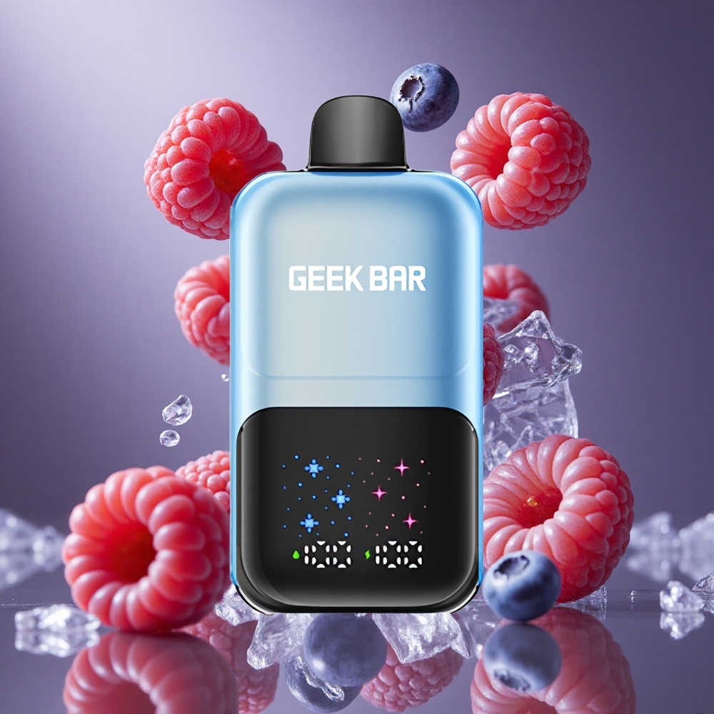 GEEK BAR 2GO 50000회 블루베리 라즈베리 아이스