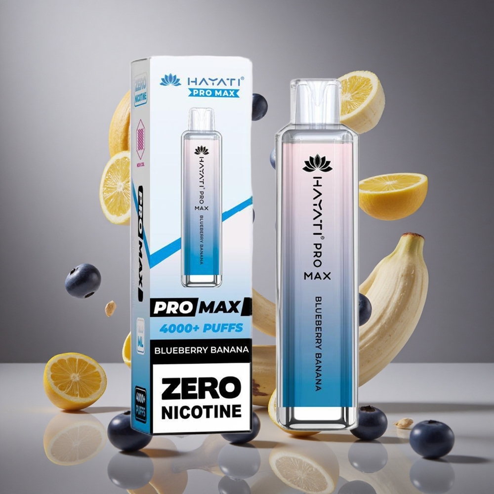 Hayati Pro Max 4000 퍼프 블루베리 바나나 디스포저블 베이프