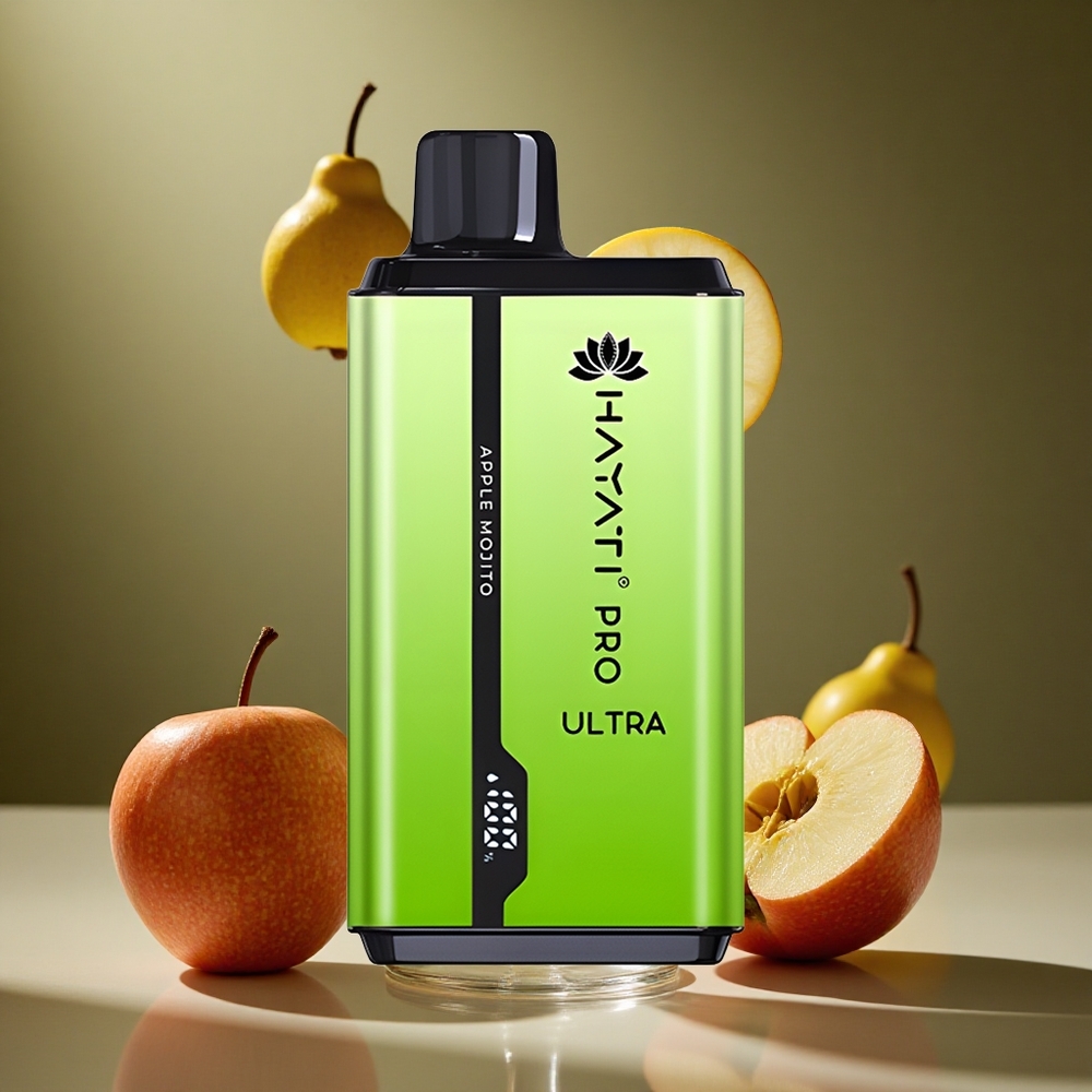 Hayati Pro Ultra 15000퍼프 디스포저블 베이프 애플 모히토