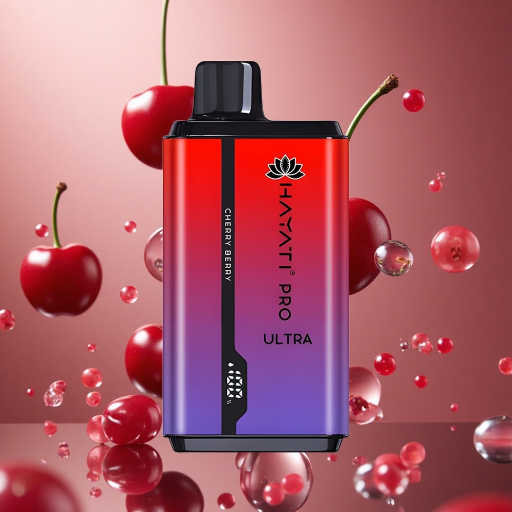 Hayati Pro Ultra 15000 퍼프 디스포저블 베이프 체리 베리