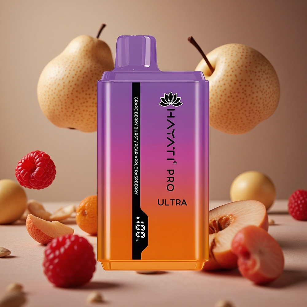 Hayati Pro Ultra 15000 퍼프 포도 베리 버스트