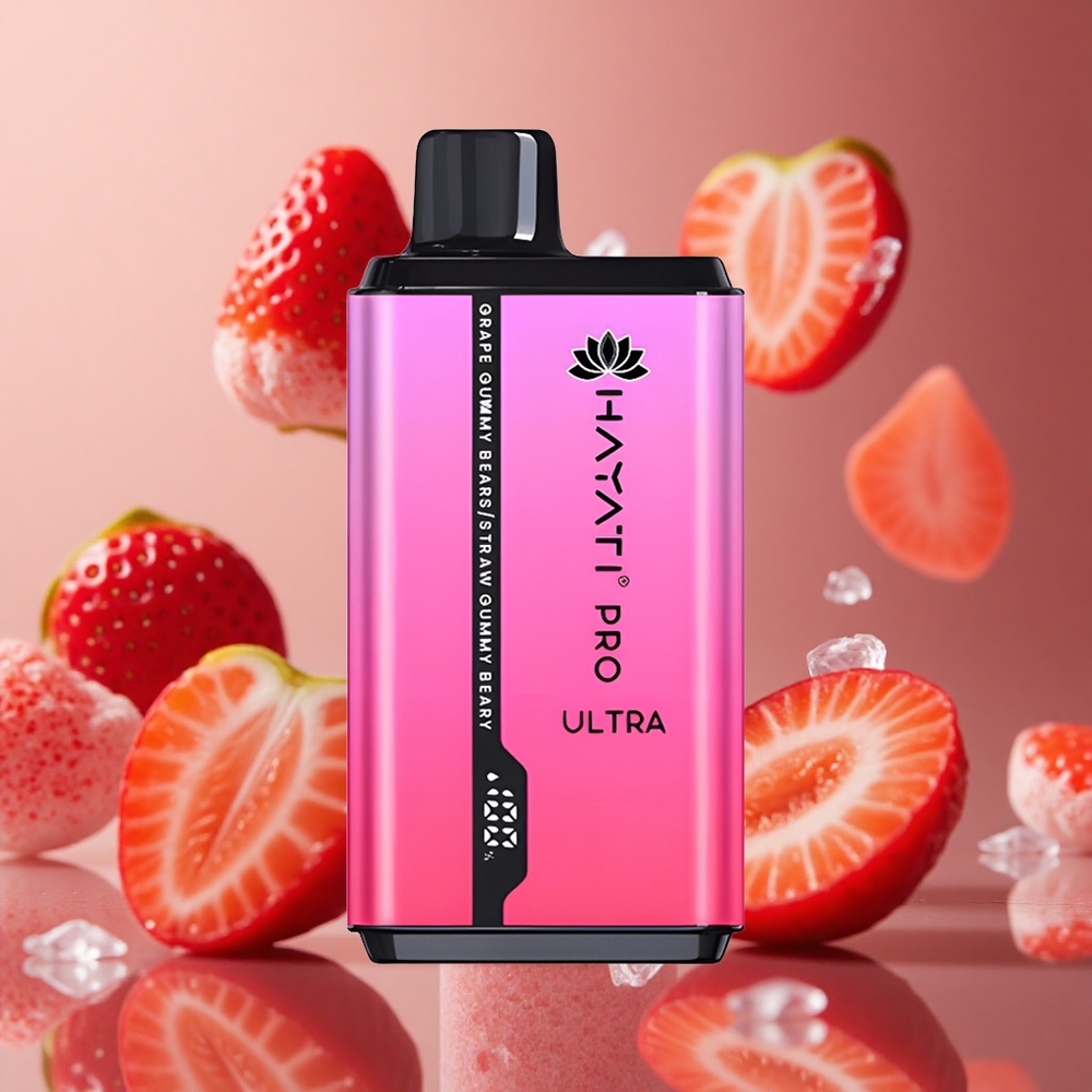 Hayati Pro Ultra 15000퍼프 디스포저블 베이프 포도 젤리베어