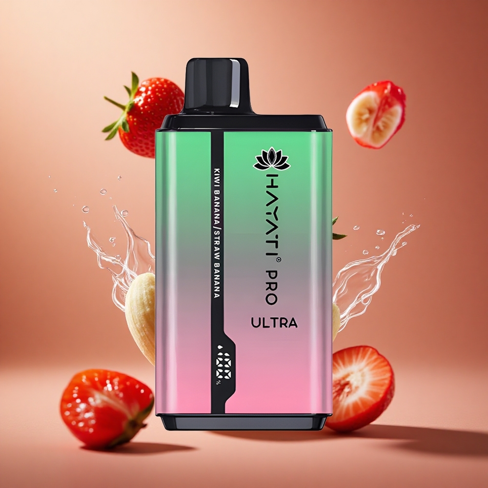 Hayati Pro Ultra 15000 퍼프 키위 바나나 디스포저블 베이프