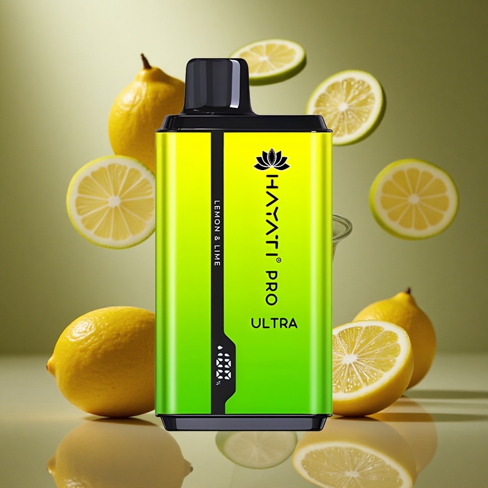 Hayati Pro Ultra 15000퍼프 디스포저블 베이프 레몬 & 라임