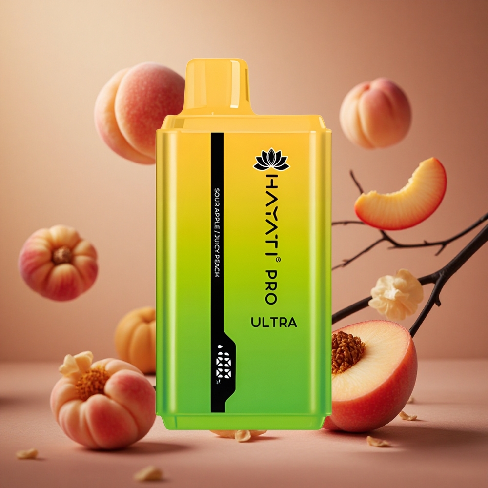 Hayati Pro Ultra 15000 퍼프 디스포저블 베이프 사과