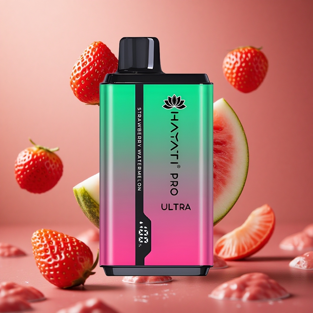 Hayati Pro Ultra 15000 퍼프 스트로베리 워터멜론 디스포저블 베이프