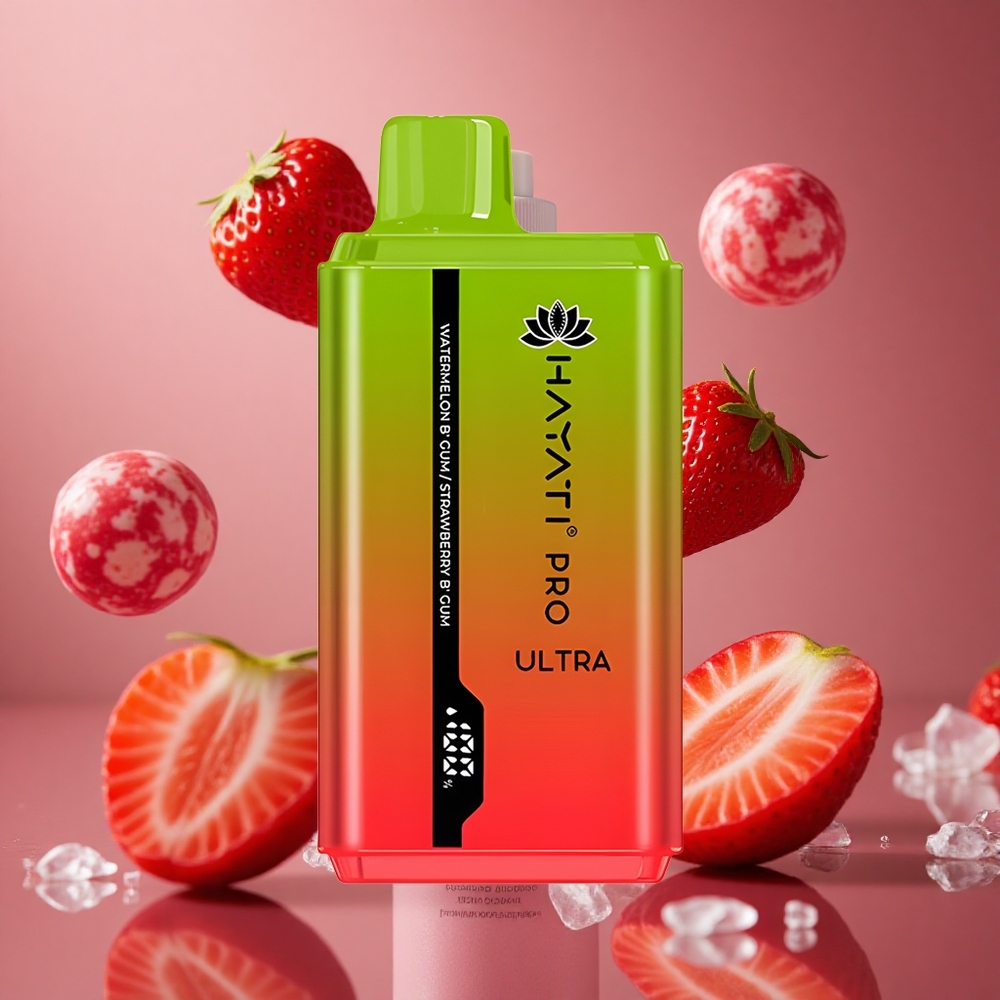 Hayati Pro Ultra 15000퍼프 워터멜론 버블검 디스포저블 베이프