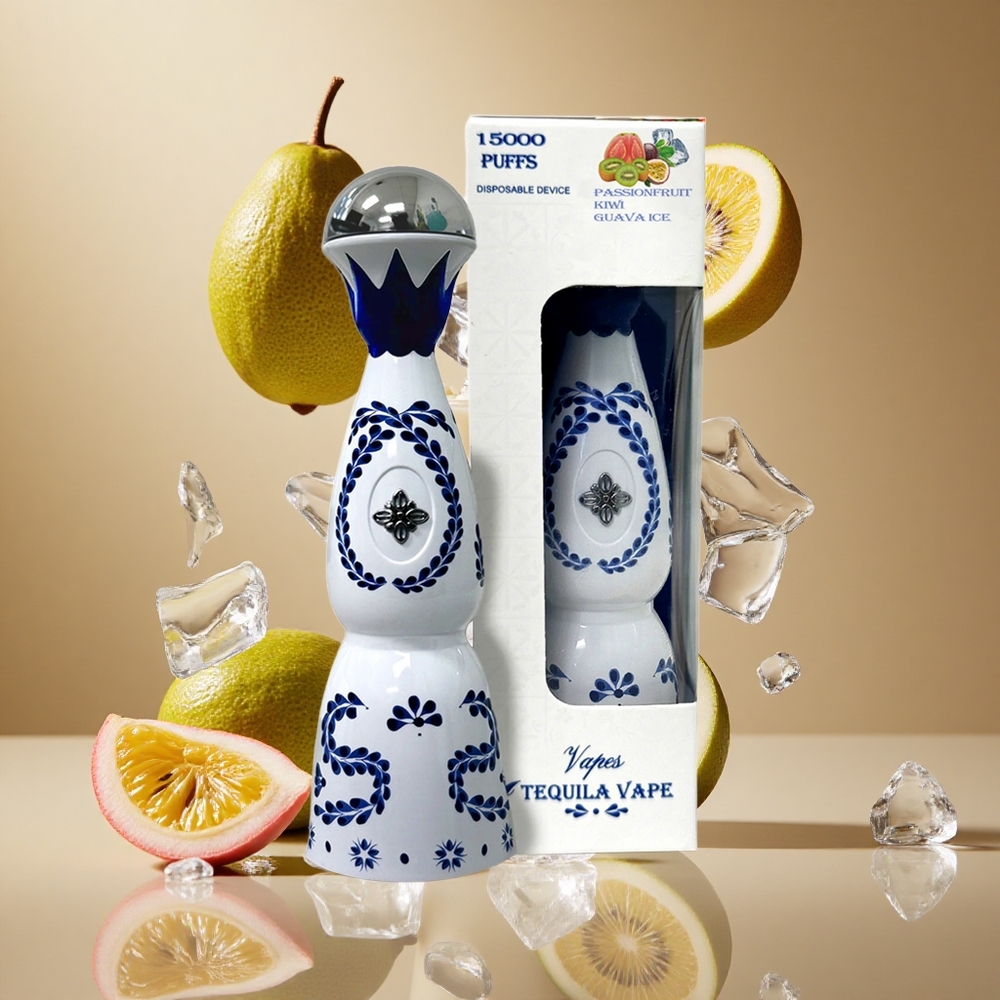 Humo Azul 15000 퍼프 디스포저블 베이프 패션프룻 키위 구아바 아이스 1.0옴 메시 코일