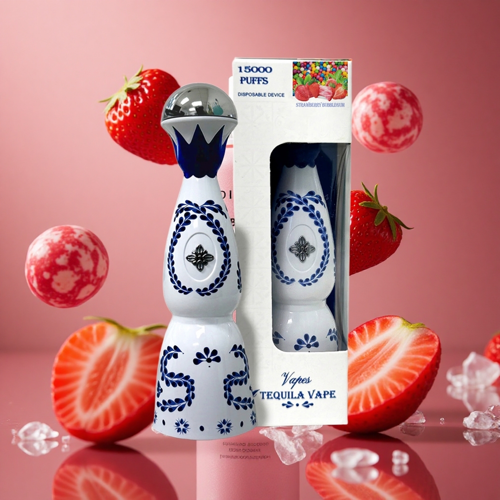 Humo Azul 15000 퍼프 스트로베리 버블검