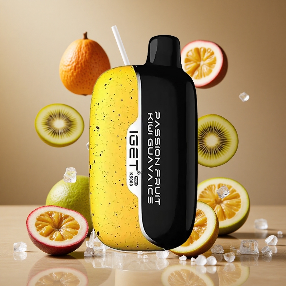 IGET Moon K5000 퍼프 디스포저블 베이프 패션프루트 키위 구아바 아이스